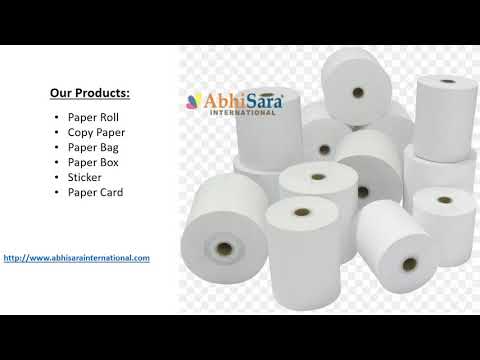 White plain tissue paper roll, gsm: 80 - 120