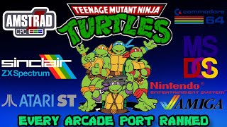 Every TMNT Arcade Port Ever Made #Turtles #c64 #amiga
