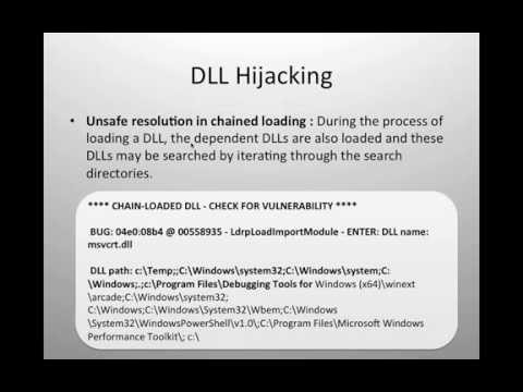 Copy of DLL Hijacking and Safe DLL Loading