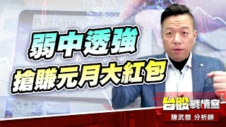 弱中透強、搶賺元月大紅包#ces展#加權指數#準備衝關｜小武哥投資事務所｜陳武傑 (圖)