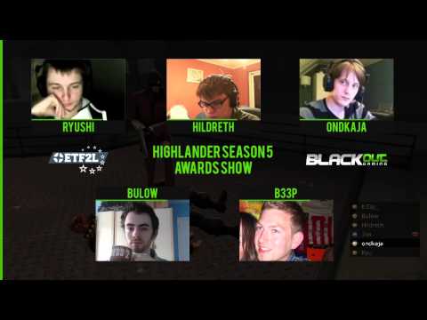 ETF2L Highlander Season 5 Awards Show