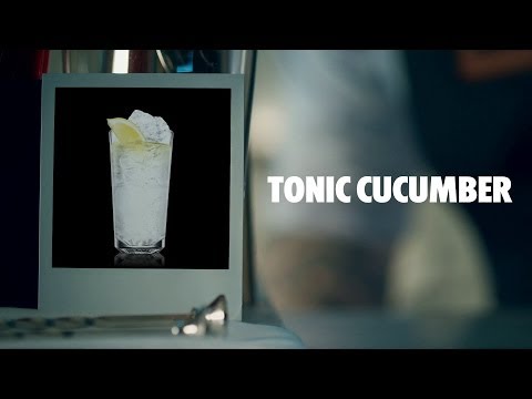 TONIC CUCUMBER DRINK RECIPE - HOW TO MIX