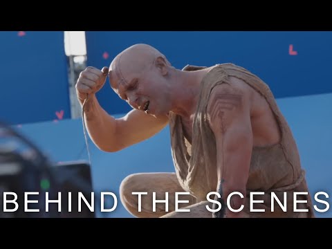 Thor: Love and Thunder Christian Bale behind the scenes. Making of Gorr The God Butcher. Thor 4 BTS