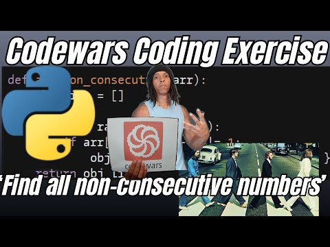 Codewars Coding Exercise Find All Non Consecutive Numbers Python