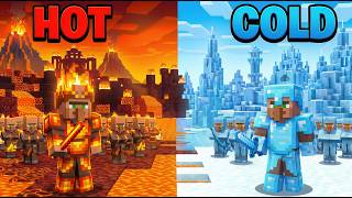 1,000,000 Villagers Simulate Civilization: Hot VS Cold