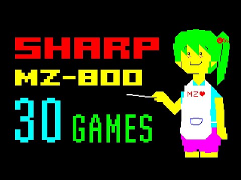 30 Sharp MZ-800 Games