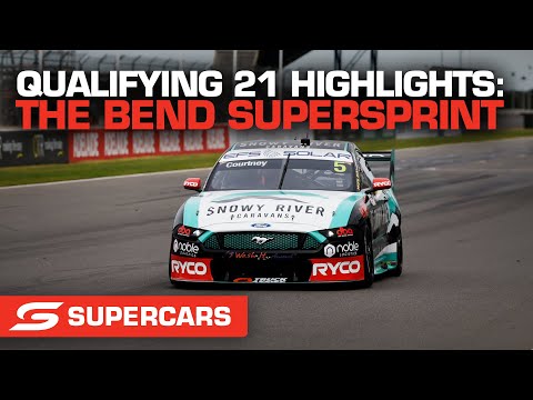 SUPERCARS 2022 The Bend スーパースプリント 予選のハイライト動画