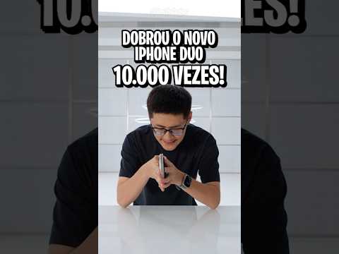 O que acontece se dobrar o iPhone Duo 10 mil vezes?