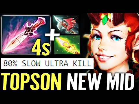 🔥 TOPSON Enchantress ULTRA KILL NEW MID — Witch Blade + Echant 80% SLOW META Can't Escape Dota 2 Pro