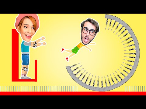 BUTTO STEF NEL LIVELLO CON IL CERCHIO MORTALE SU HAPPY WHEELS!