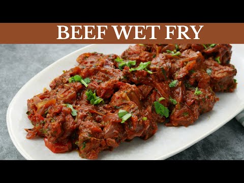 Beef Wet Fry Recipe | How to Make Beef Wet Fry | East African Beef Wet Fry Recipe