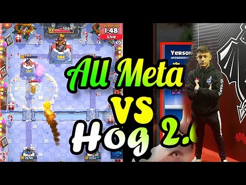 2.6 Hog Cycle vs All meta DECKS 🔥YersonCz' Brother 👈 Clash Royale