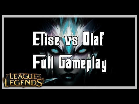 [League of Legends] Elise vs Olaf - Jungle - Ranked Gameplay - Season 7 -  Patch 7.7