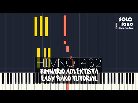HIMNO 432 - Como el Ciervo | Easy Piano Tutorial + Partitura