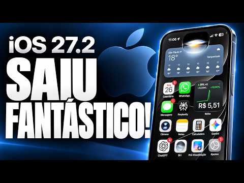 iOS 27.2 CHEGOU! Instale Agora (Siri AI em português)
