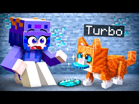 Jugando como un GATO BEBÉ en Minecraft!