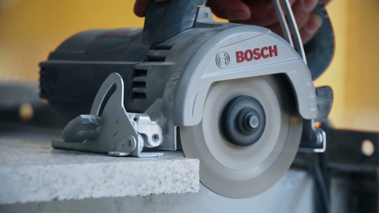Диамантен диск за плочки Bosch 125мм – рязане на керамика и фаянс видео