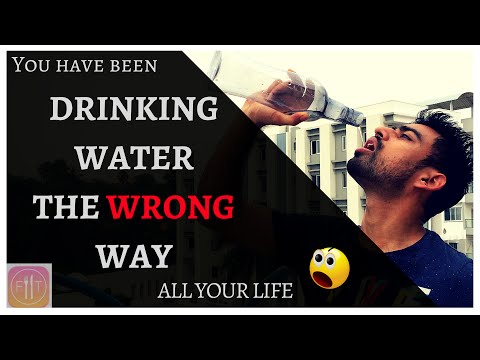 You have been drinking water the wrong way all your life Video