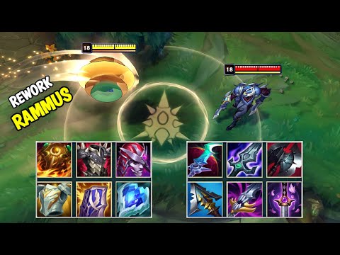 NEW RAMMUS vs ZED FULL BUILD FIGHTS & Best Pentakills!