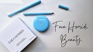 Fara Homidi Essential Lip Compact in Nude 2 | Smude & Contour Lip Pencils in Minky and Riche