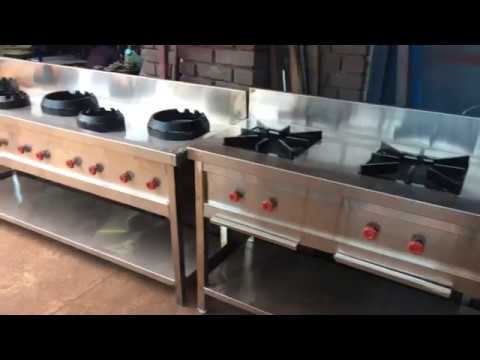 Commercial kitchen gas burners indian and chinese style