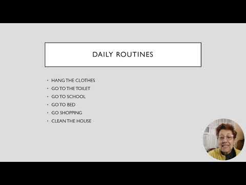 24B DAILY ROUTINES ESL STUDENTS 10 AND UP ENGLISH- and adult learners.