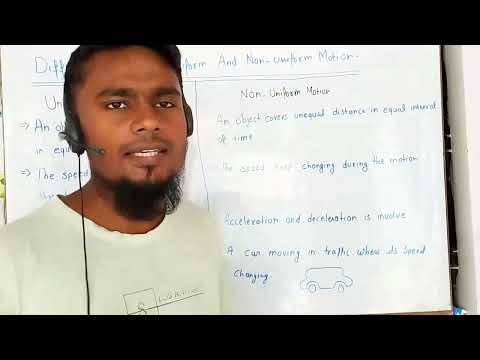 Difference Between Uniform And Non-Uniform Motion | physics class 9 ncert #mhkclasses