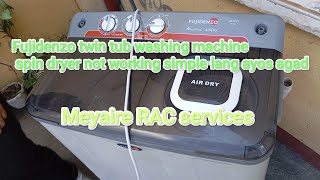 Spin dryer not working