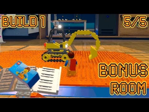 The Lego Movie Video Game - The Bonus Room - Bricksburg Construction - Instruction Build