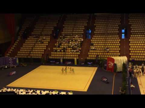 National Ensemble  10-11 ans Strasbourg GRS Championnat de France 2016 Clermont-Ferrand