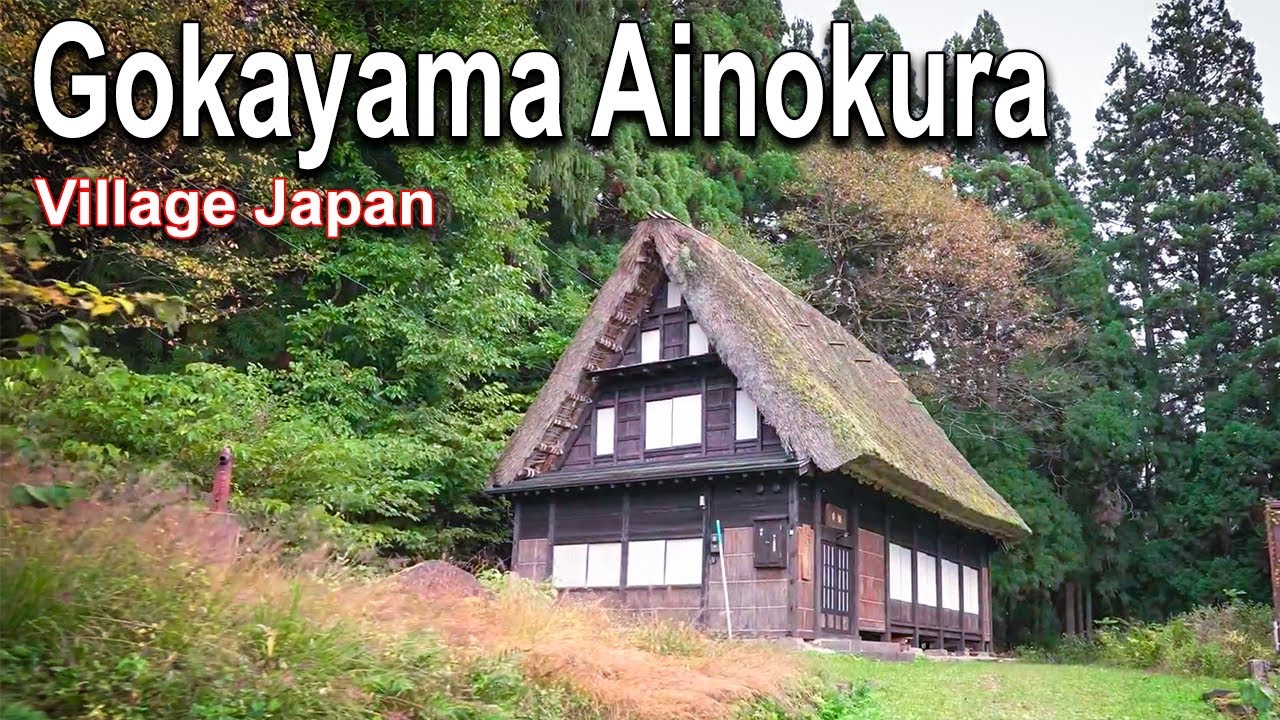 Embark on an enchanting exploration of Ainokura Village on foot.