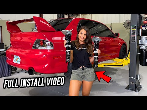 TRACK ONE COILOVER INSTALL ON MY EVO 8