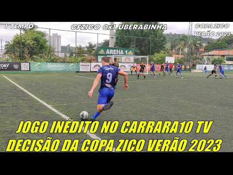 CFZICO X UBERABINHA - FINAL COPA ZICO JF 2023 - EDIÇÃO VERÃO - CATEGORIA SUB-15 - 1' TEMPO