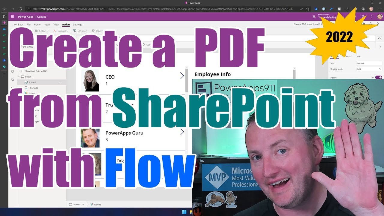 Create a PDF from SharePoint Data (for free) by Shane Your