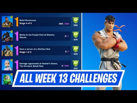 All Week 13 Epic and Legendary Quest Challenges Guides in Fortnite Chapter 2 Season 5