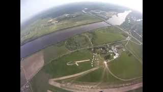 preview picture of video 'Kolomna-2012 - first jump on swoop-pond :)'