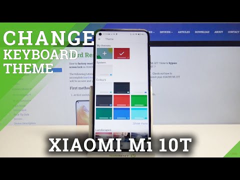 XIAOMI Mi 10T – Keyboard Theme & Customize Keyboard with Picture