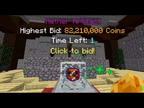 trying to buy a Nether Artifact be like