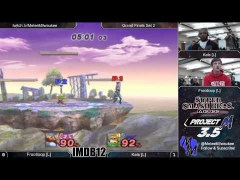 IMDB12 - Frootloop (Sheik) vs Kels (Fox) - Project M Grand Finals Set 2