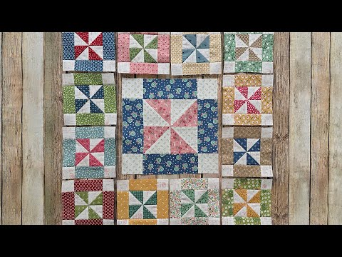 Sew Your Stash Series - #4 Home Town Block 5" Quilt Block - (10" bonus block too!!)