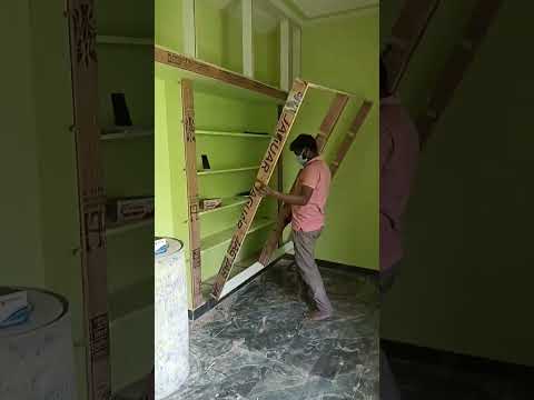 Frame fixing in Room cupboards @manoranjith5051 #interiorproject #interiorwork #interiordesign