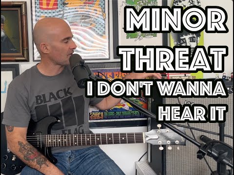 I Dont Wanna Hear It Minor Threat Guitar Lesson + Tutorial