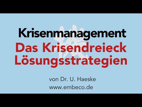 Krisenmanagement 2020: Das Krisendreieck - Lösungsstrategien (Praxistipps)