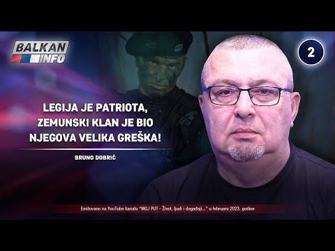INTERVJU: Bruno Dobrić - Legija je patriota, zemunski klan je bio njegova velika greška! (7.3.2023)