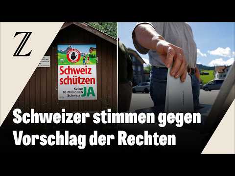 Video Thumbnail: Schweiz lehnt strikte Obergrenze für Einwohner ab