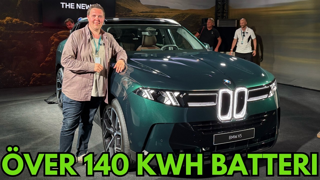 Här är nya BMW X5 - Snart kommer också iX5 med 840 km räckvidd
