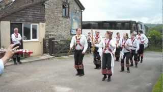 preview picture of video 'Cardiff Morris dance Y Goron in the Forest of Dean, 23rd June 2012.'