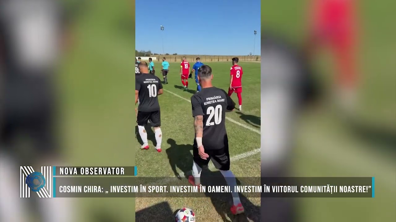 Cosmin Chira: „ Investim în sport. Investim în oameni. Investim în viitorul comunității noastre!”