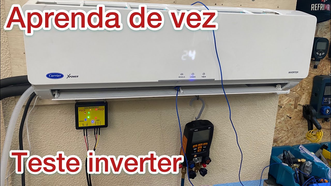 Como identificar o defeito no Split inverter passo a passo