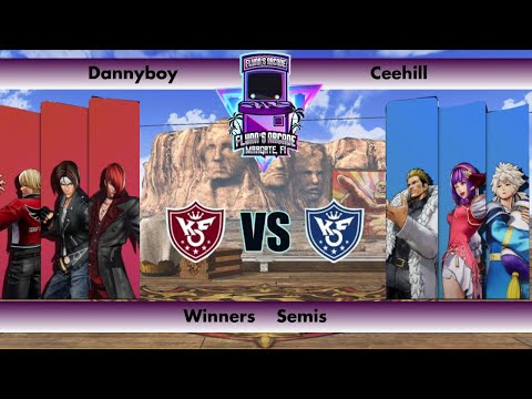 Flynn's Arcade 072 Winners Semis - Dannyboy (DC) (Rock) Vs. Ceehill (Athena) KOF 15 King of Fighters